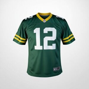 Green Bay Packers Rodgers #12 Jersey NFL Team Youth XL 18-20 Football Fanwear